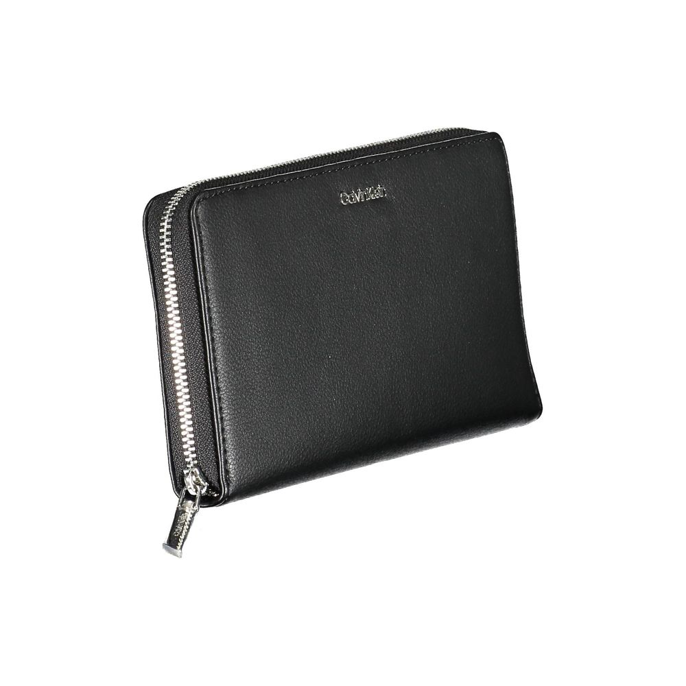 Calvin Klein Black Faux Leather Women's Wallet