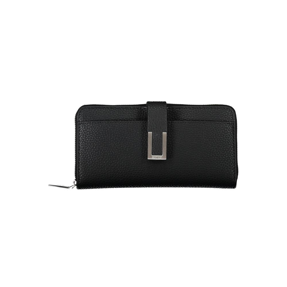 Calvin Klein Black Faux Leather Women's Wallet