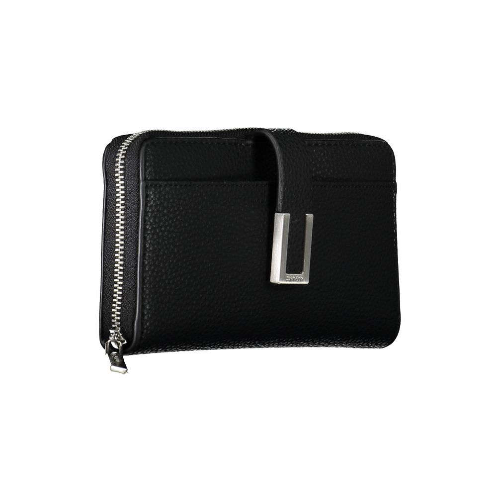 Calvin Klein Black Faux Leather Women's Wallet