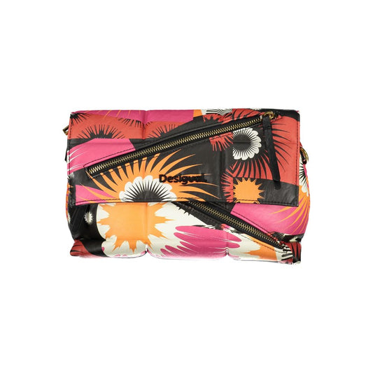 Desigual Black Polyethylene Handbag: Stylish Versatility for Every Occasion