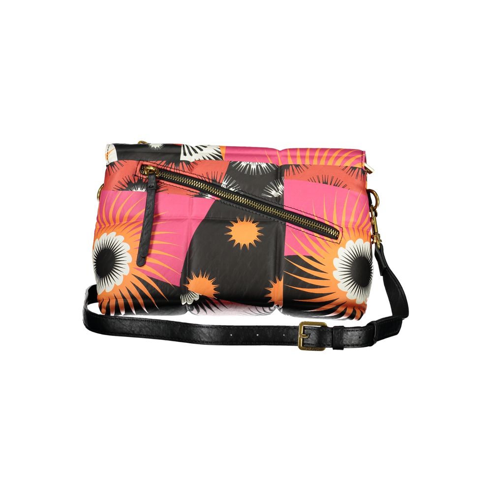 Desigual Black Polyethylene Handbag: Stylish Versatility for Every Occasion