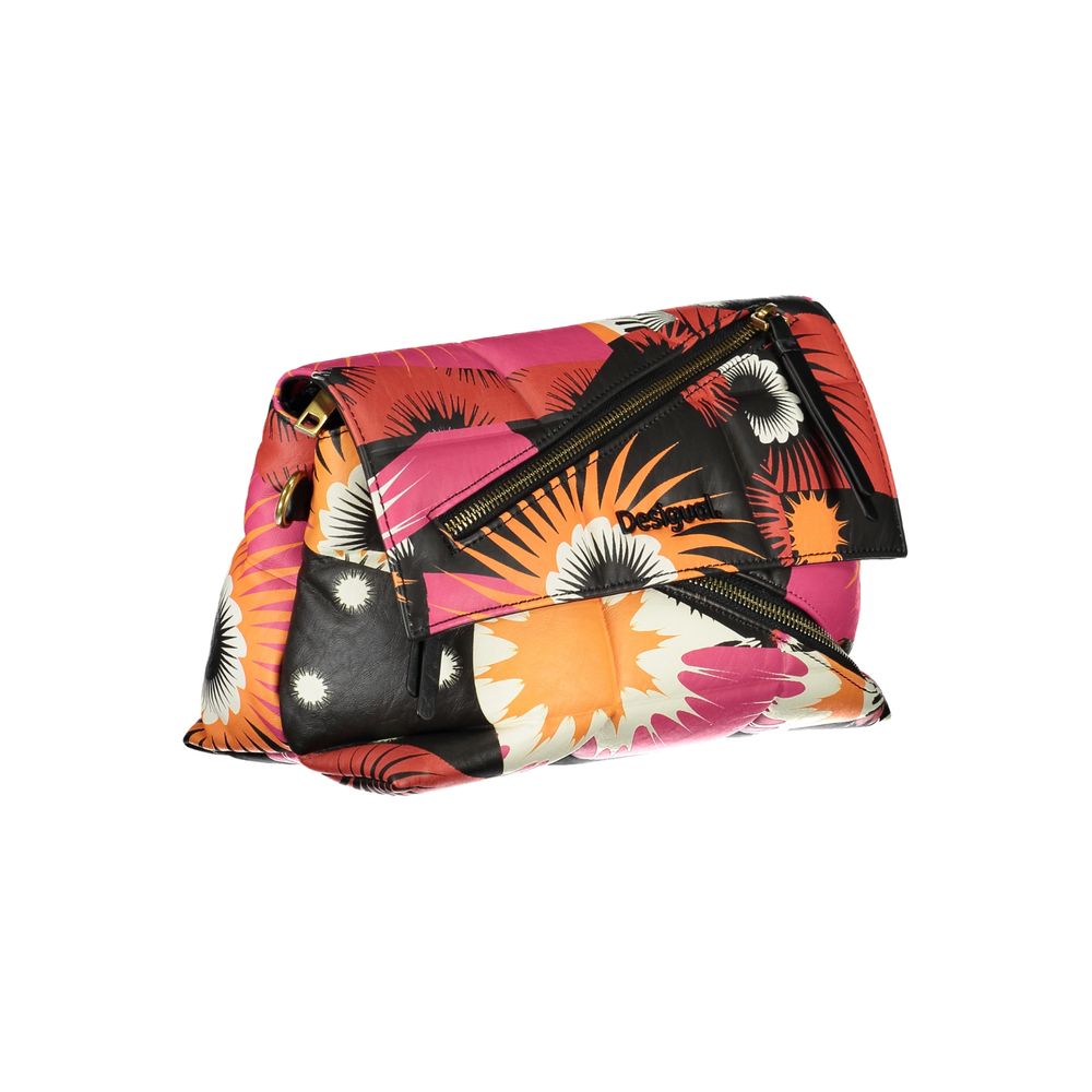 Desigual Black Polyethylene Handbag: Stylish Versatility for Every Occasion