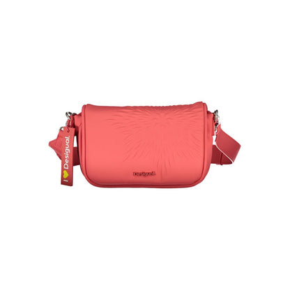Desigual Red Polyethylene Handbag - A Bold Accessory for Every Occasion