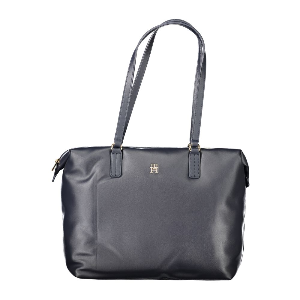 Tommy Hilfiger Blue Polyester Women Shoulder Bag
