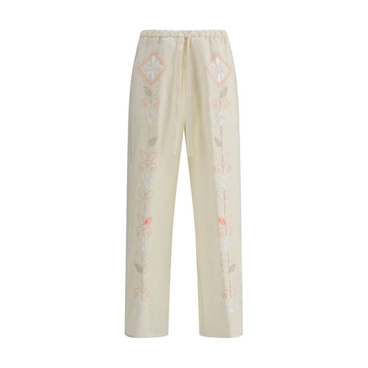 Forte_Forte Embroidered Linen Pants