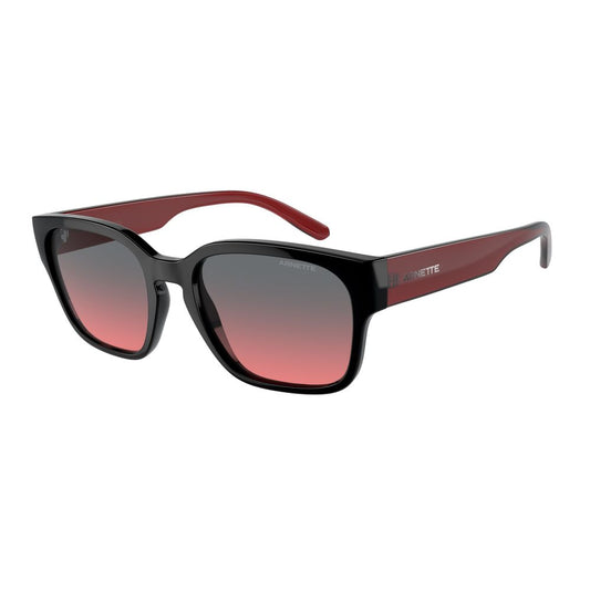 Arnette Unisex Sunglasses – Red Resin Frame with Degraded Lenses, 54mm