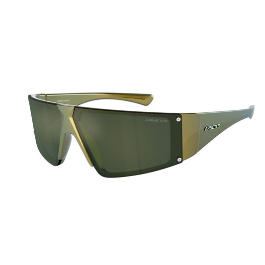 Arnette Unisex Gold Resin Sunglasses – Stylish 69mm Frame