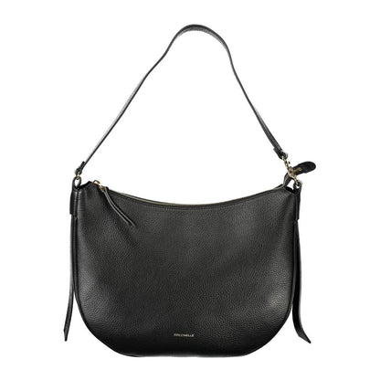 Coccinelle Black Leather Handbag - Timeless Elegance