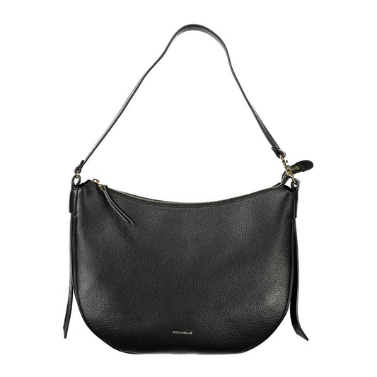 Coccinelle Black Leather Handbag - Timeless Elegance