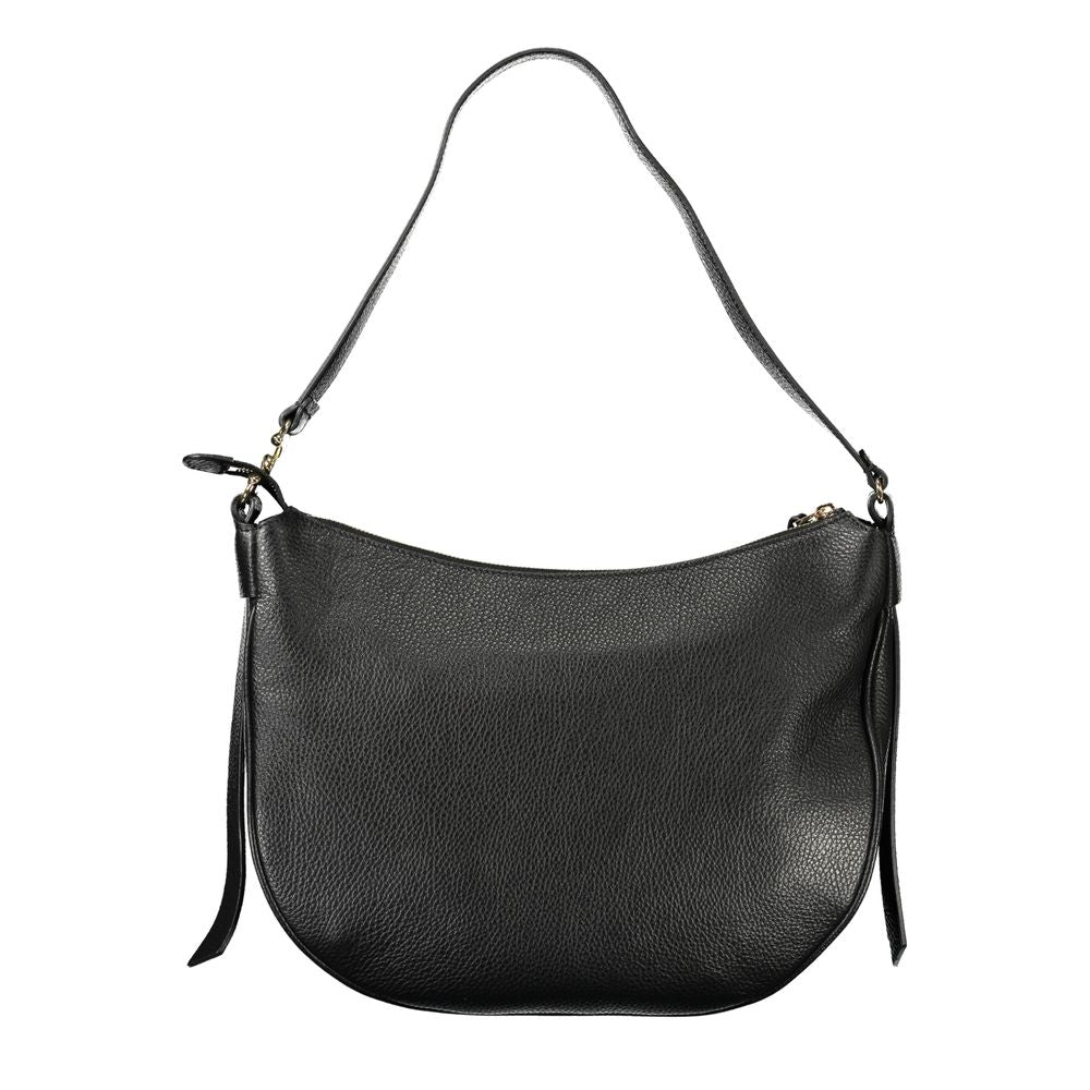 Coccinelle Black Leather Handbag - Timeless Elegance