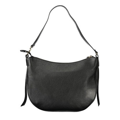 Coccinelle Black Leather Handbag - Timeless Elegance