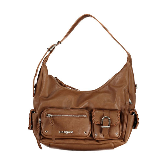 Desigual Brown Handbag - A Statement in Creativity and Style