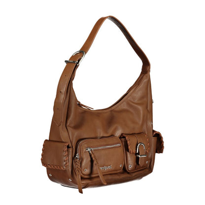 Desigual Brown Handbag - A Statement in Creativity and Style