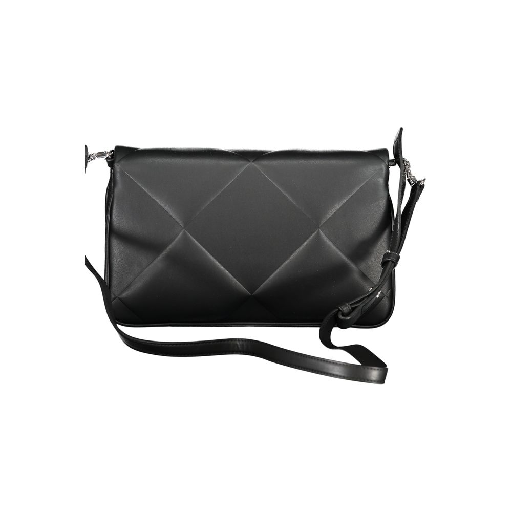 Calvin Klein Black Cotton Handbag - Effortless Elegance