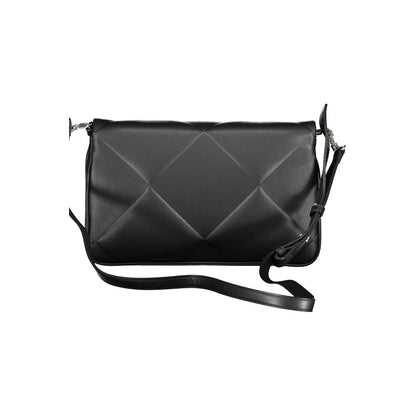 Calvin Klein Black Cotton Handbag - Effortless Elegance