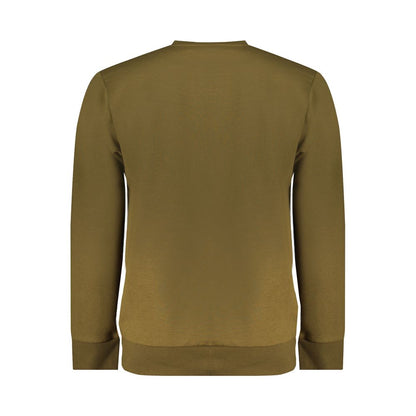 Timberland Green Cotton Sweater - Crew Neck Long Sleeved T-Shirt