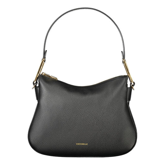 Coccinelle Black Leather Handbag - Magie Soft Bag