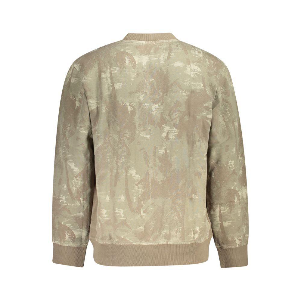 Hugo Boss Brown Cotton Sweater for Stylish Comfort