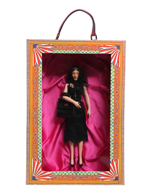 Dolce & Gabbana Black Dress Ceramic Porcelain Fashion Leather Sicily Dolls – Rosa Nr 128/200