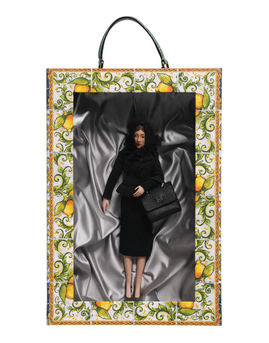 Dolce & Gabbana Black Dress Ceramic Porcelain Fashion Leather Sicily Dolls - MARIA