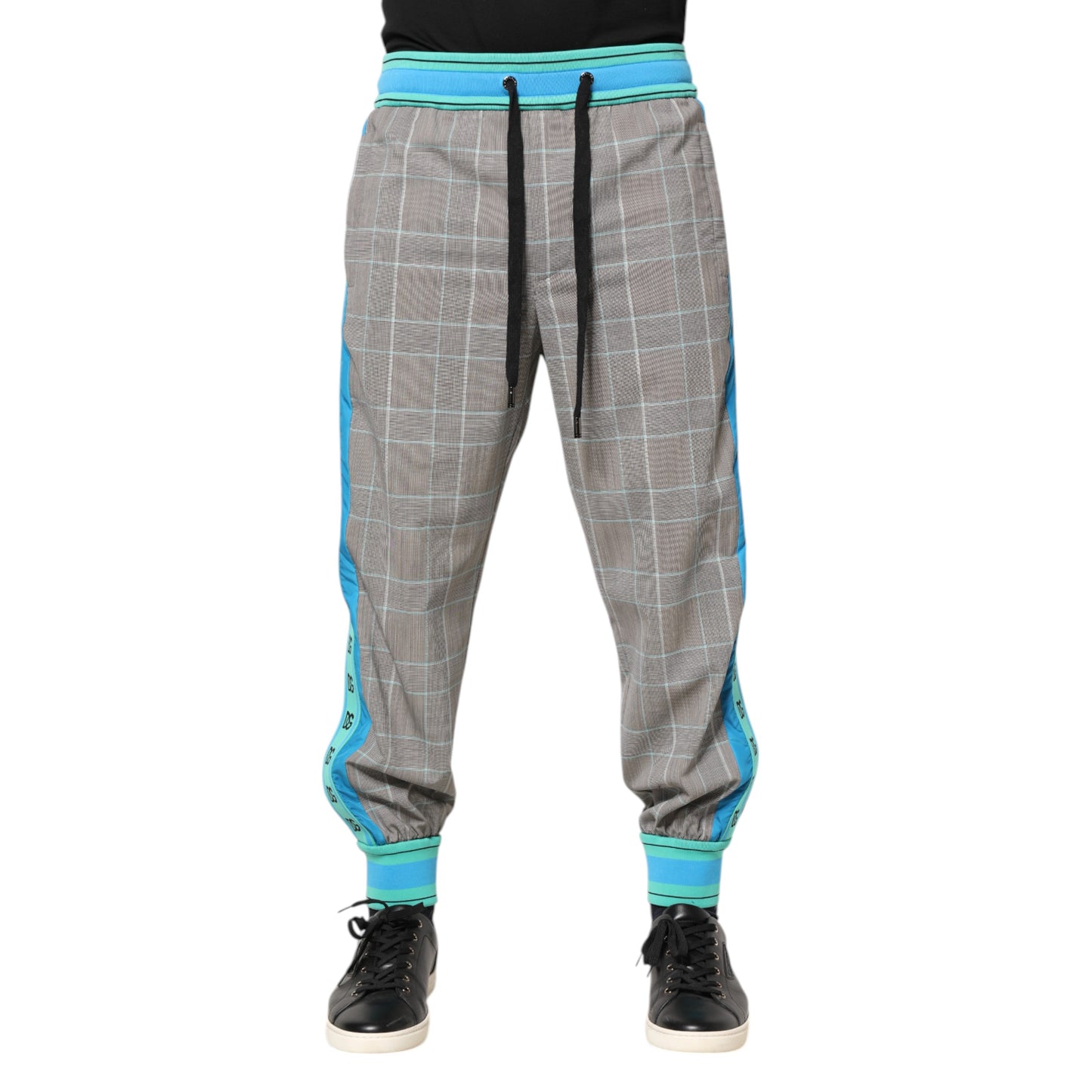 Dolce & Gabbana Multicolor Cotton Men Jogger Sweatpants