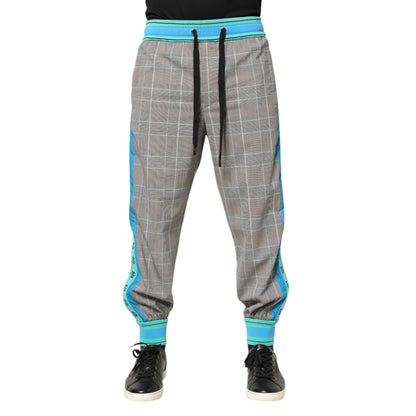 Dolce & Gabbana Multicolor Cotton Men Jogger Sweatpants
