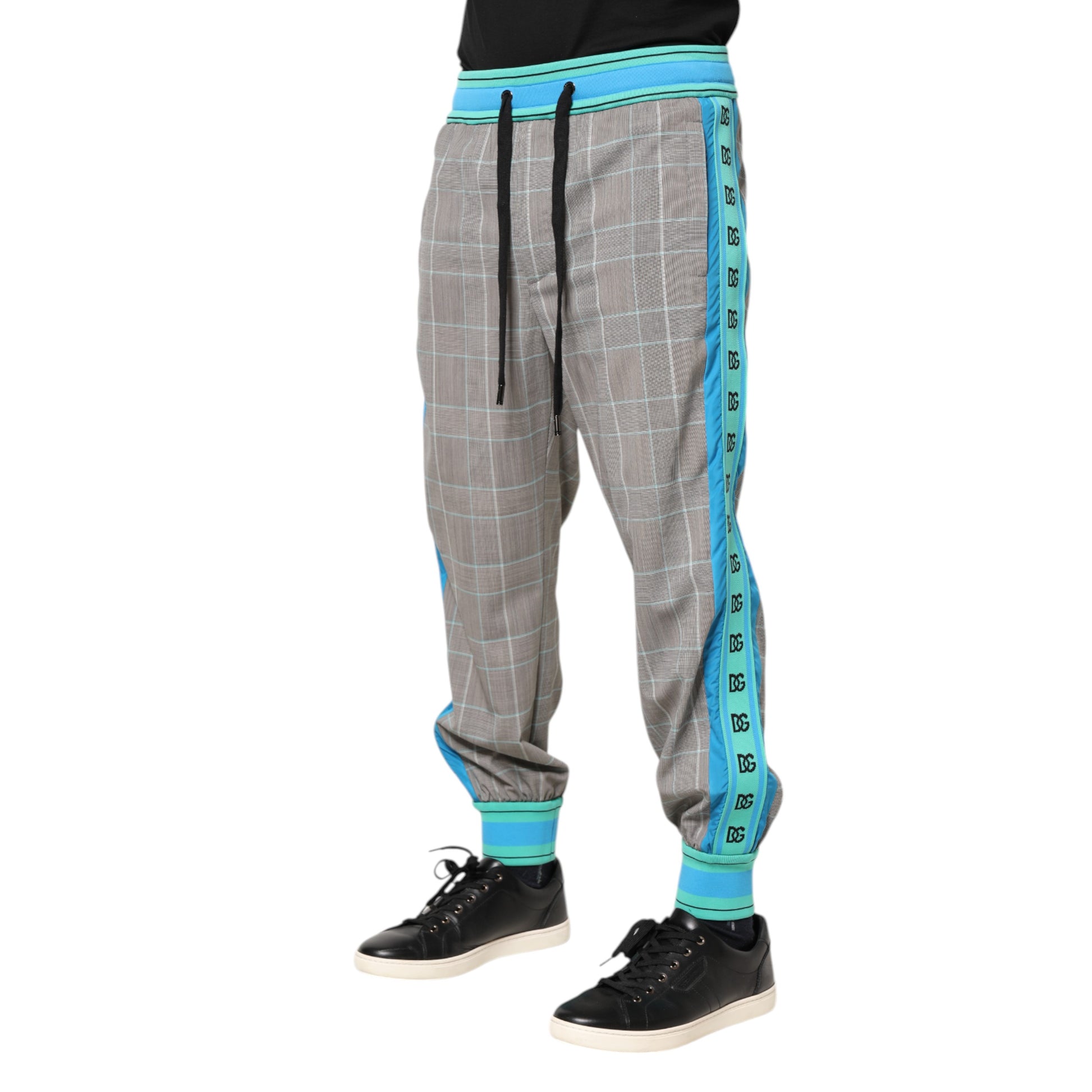 Dolce & Gabbana Multicolor Cotton Men Jogger Sweatpants