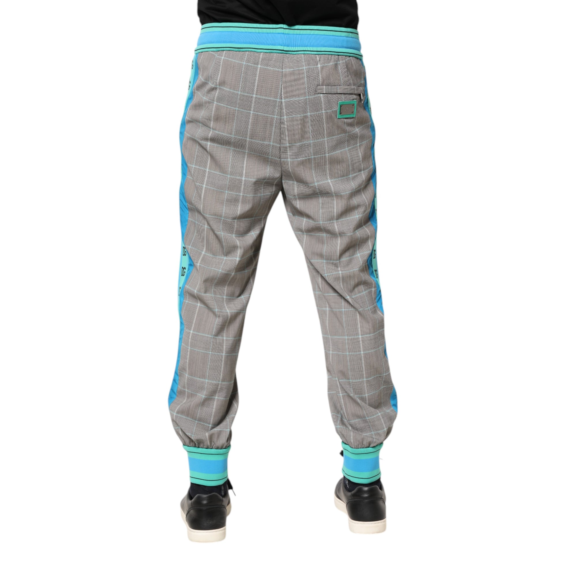Dolce & Gabbana Multicolor Cotton Men Jogger Sweatpants