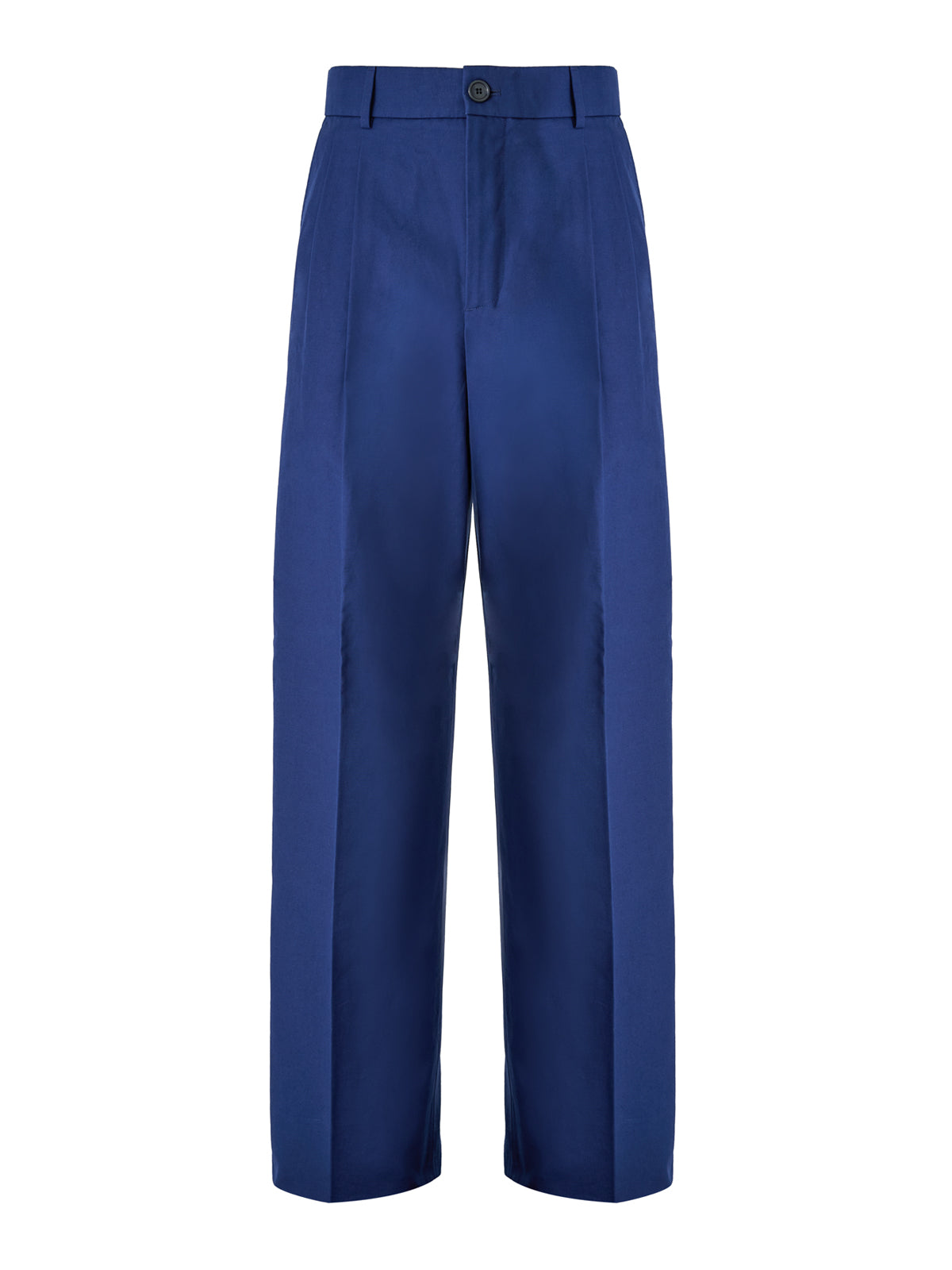 Gucci Blue Classic Cotton Pants - Crafted Italian Elegance
