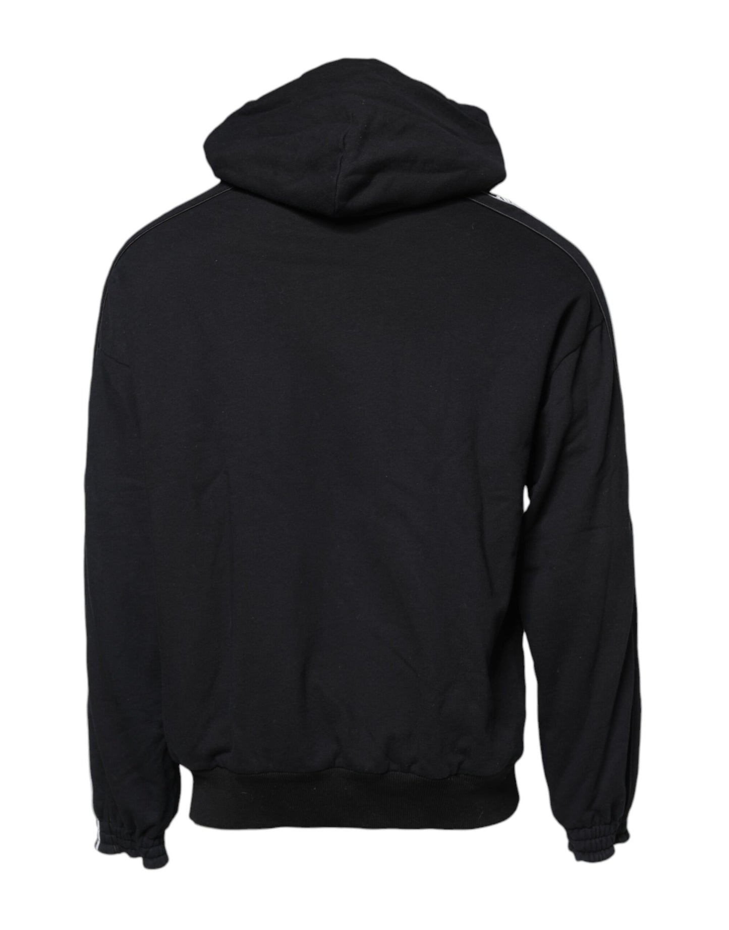 Dolce & Gabbana Men's Black Cotton Logo Hoodie