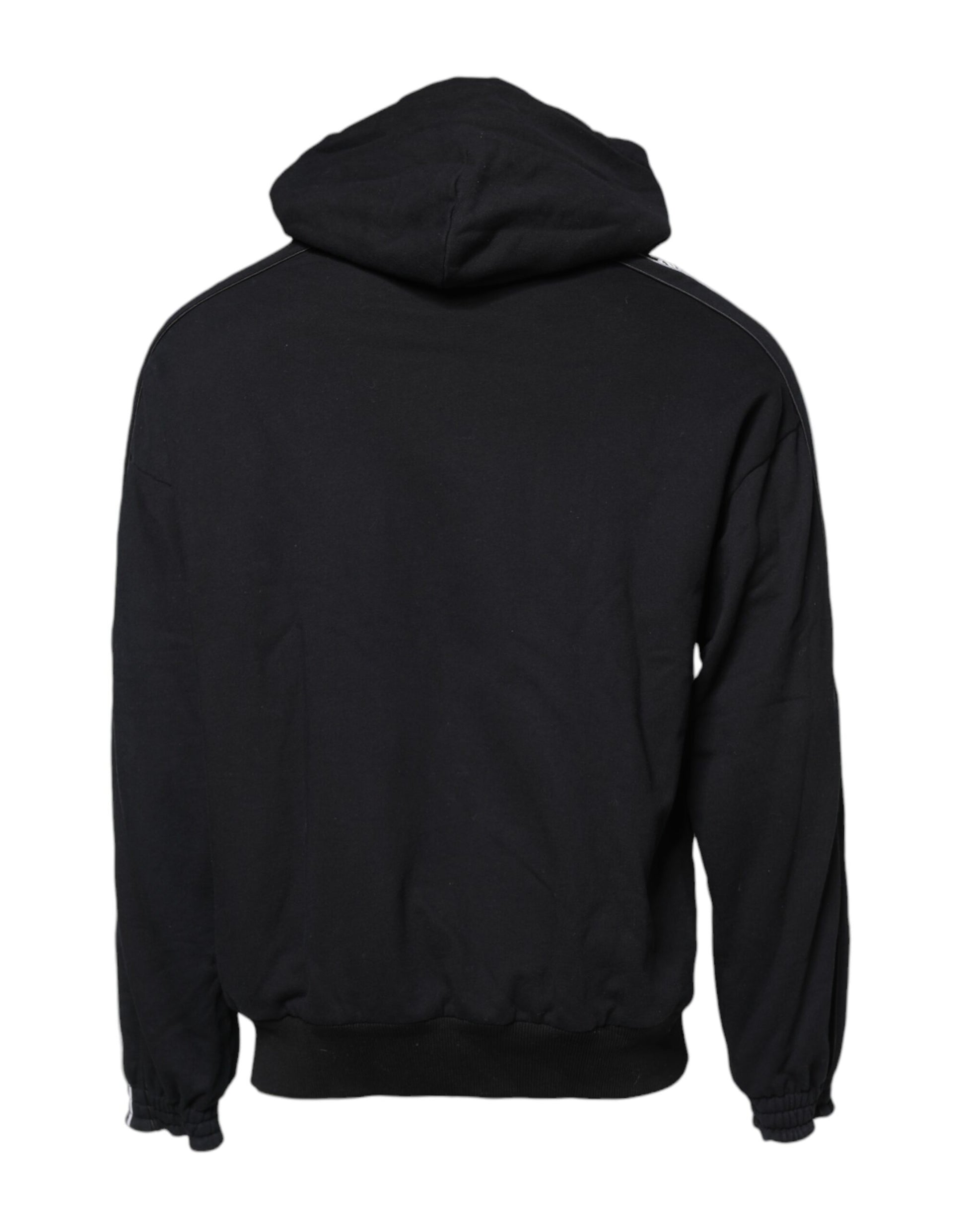 Dolce & Gabbana Men's Black Cotton Logo Hoodie