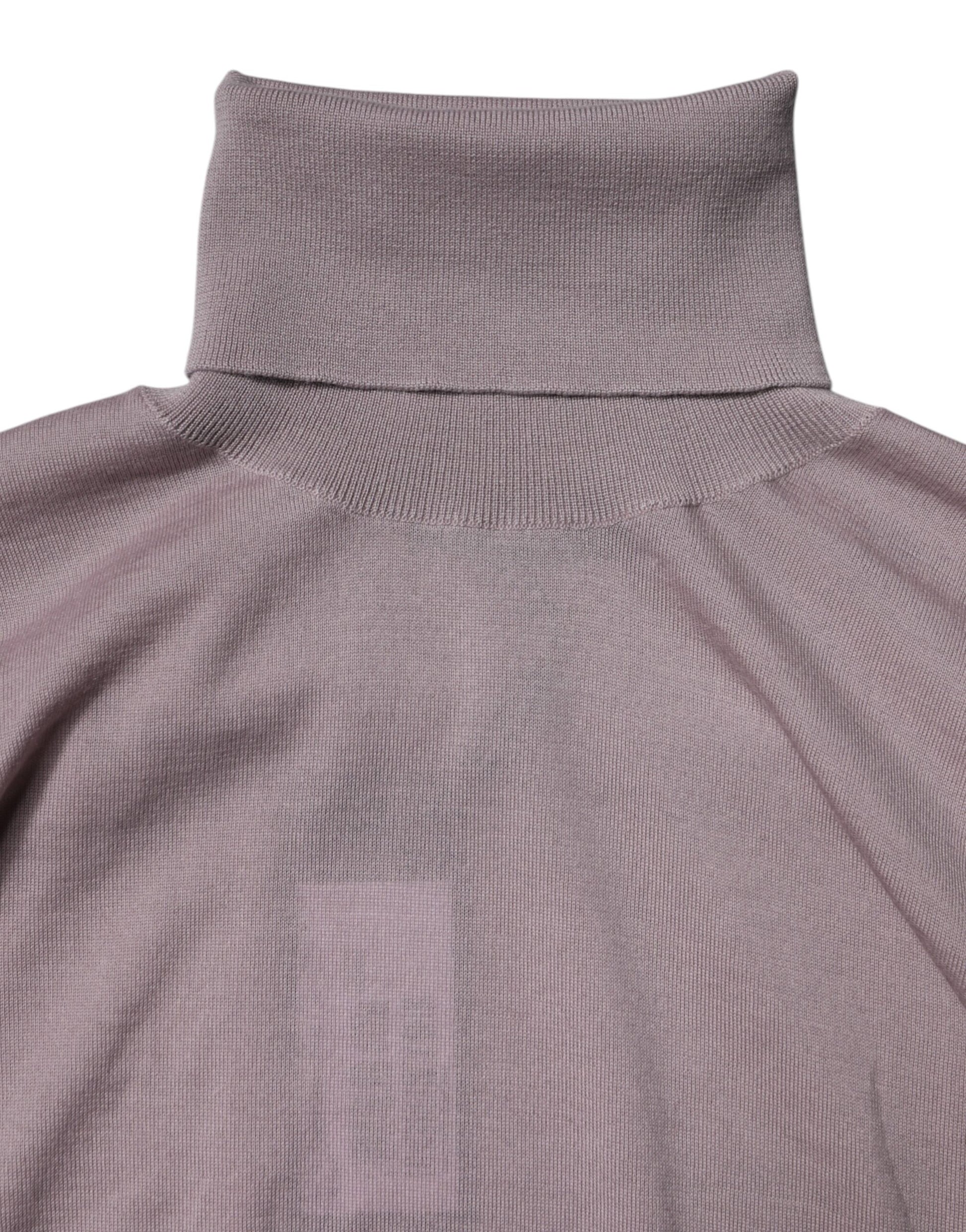 Dolce & Gabbana Brown Cashmere Knitted Pullover Sweater