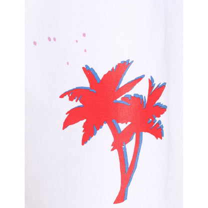 Comme Des Fuckdown White Cotton Fleece Shorts