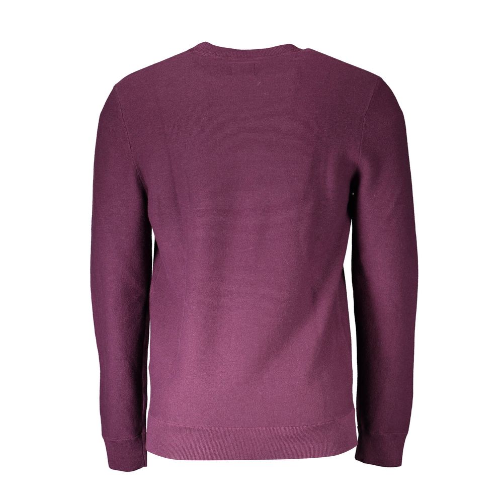 Dockers Purple Cotton Sweater - Stylish Comfort for Every Occasion