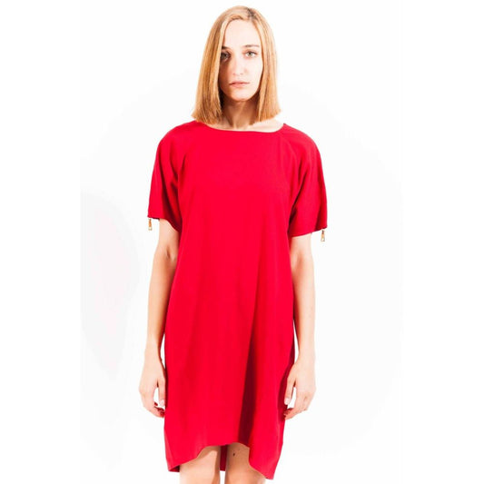 Love Moschino Red Viscose Women Dress