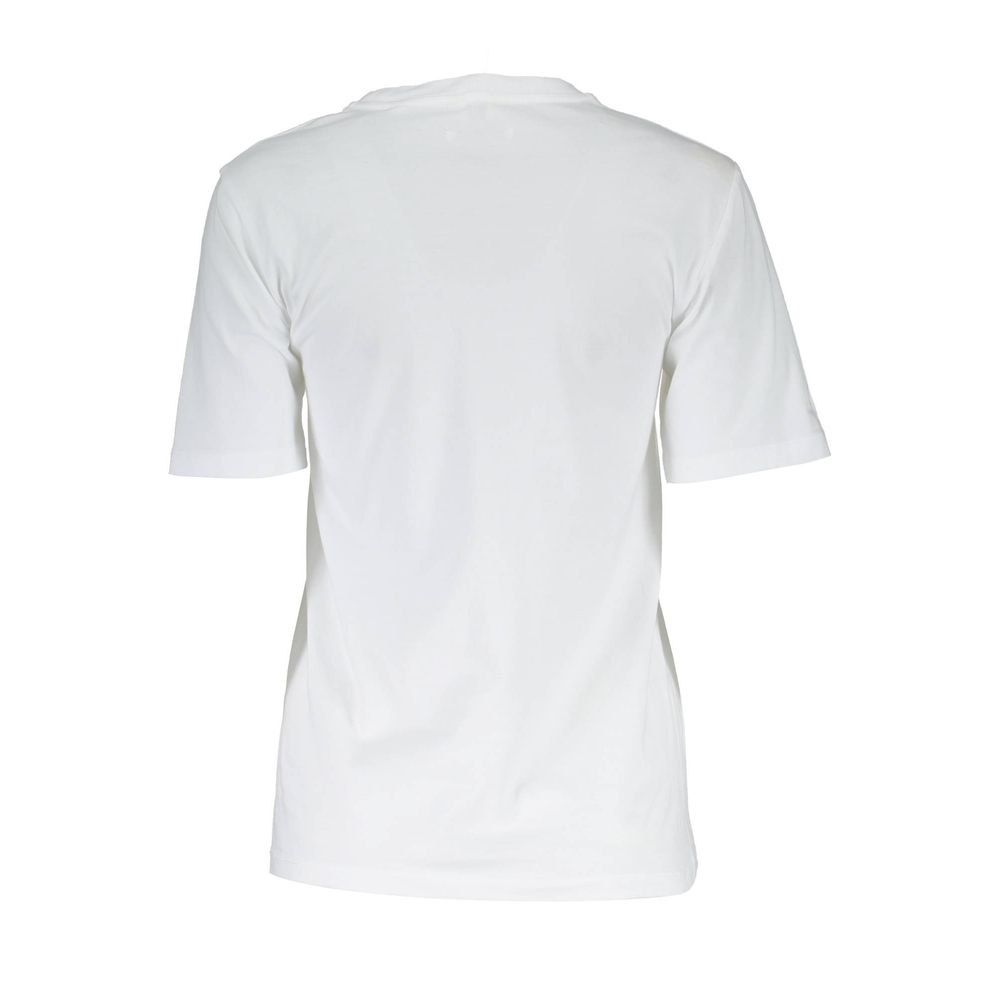 Gant White Cotton Men T-Shirt