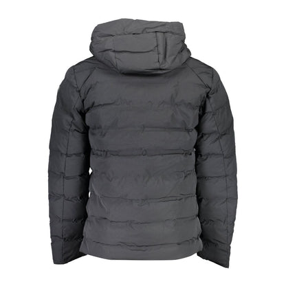 U.S. POLO ASSN. Black Elastane Men's Hoodie Jacket
