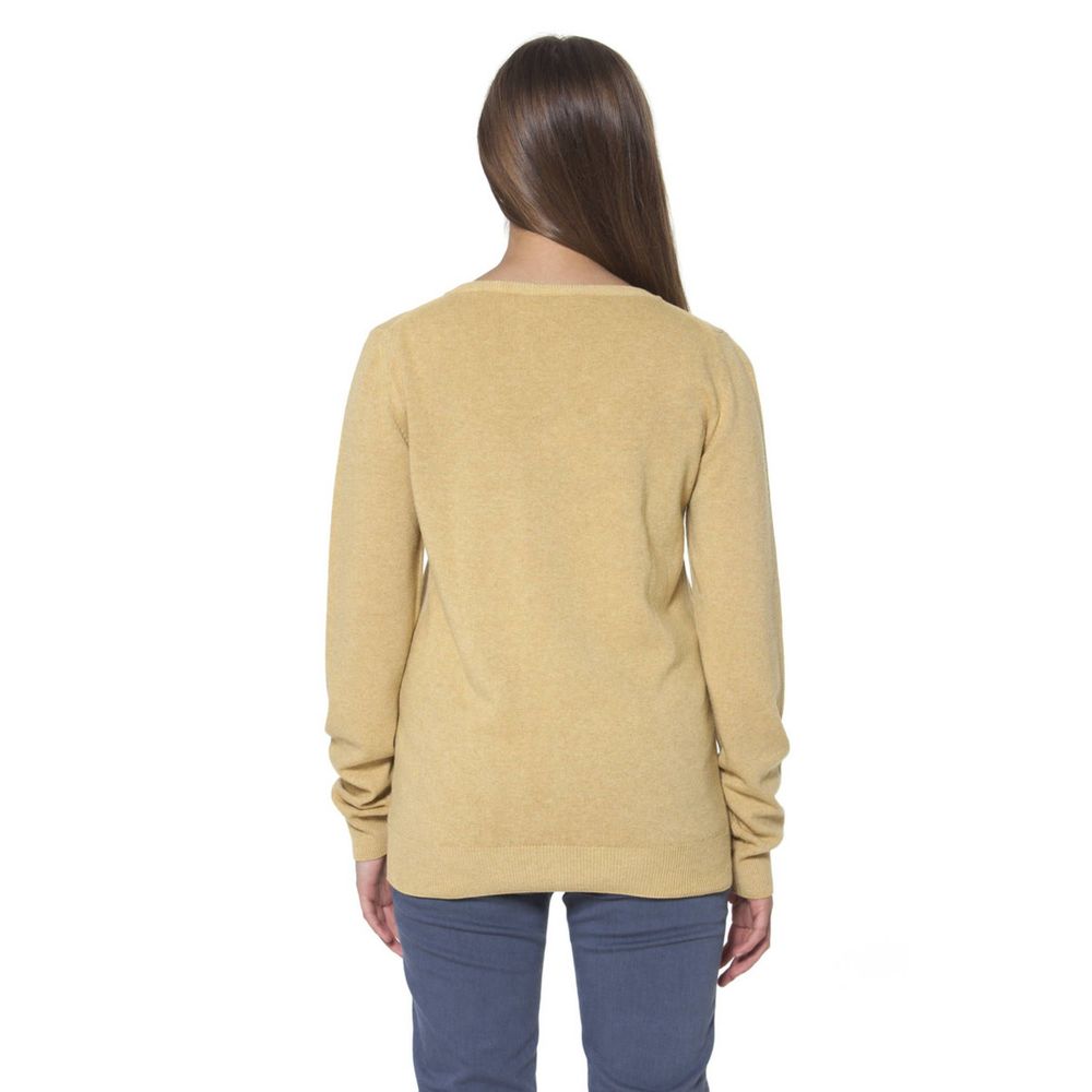 Fred Perry Yellow Nylon Sweater - Long Sleeve Cardigan
