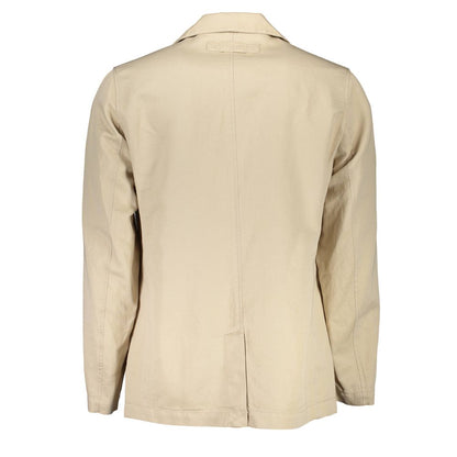 Gant Beige Cotton Jacket for Men