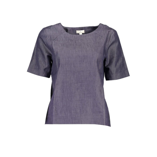 Gant Blue Cotton Women T-Shirt