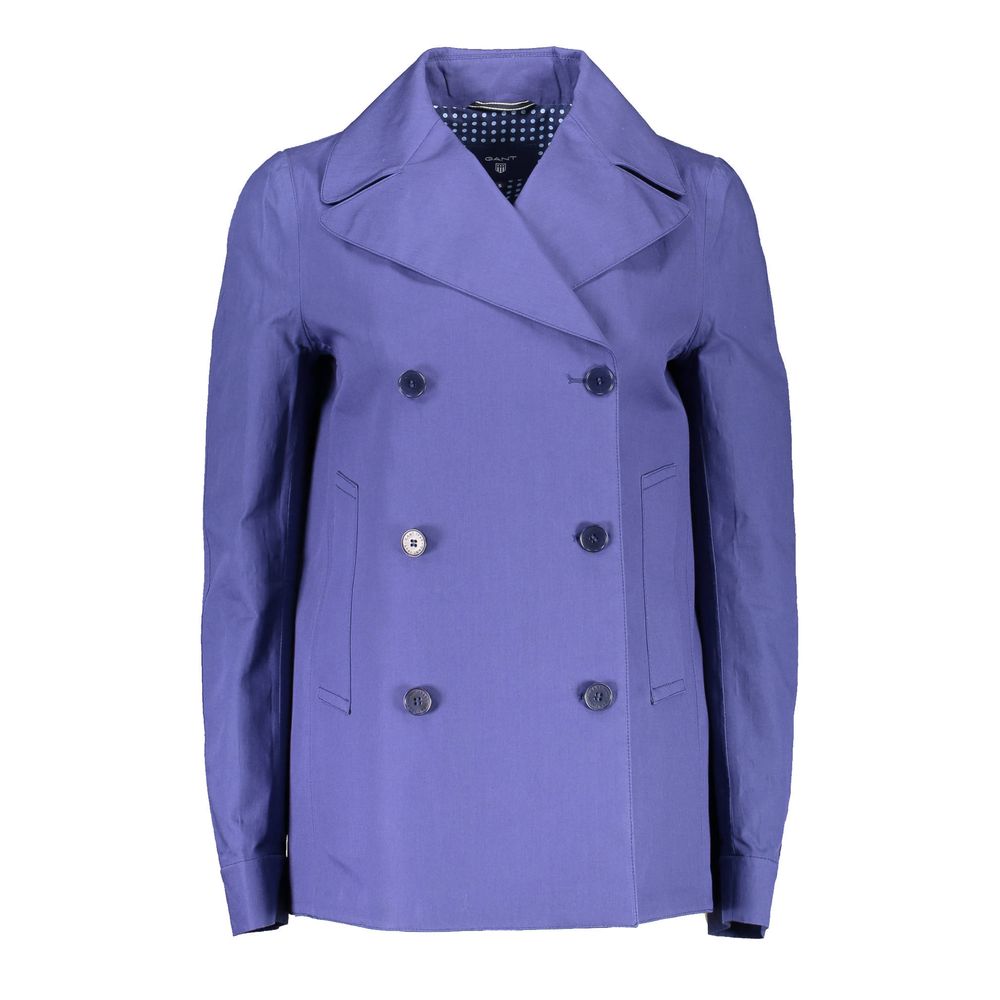 Gant Blue Cotton Jacket for Women