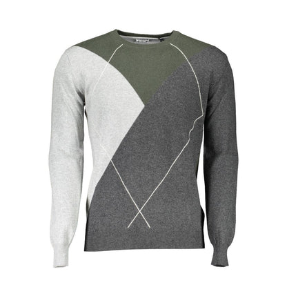 U.S. POLO ASSN. Gray Wool Cashmere Blend Sweater for Men