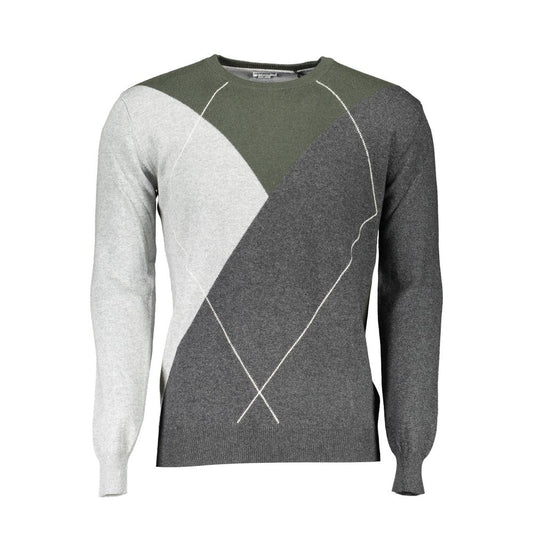U.S. POLO ASSN. Gray Wool Cashmere Blend Sweater for Men