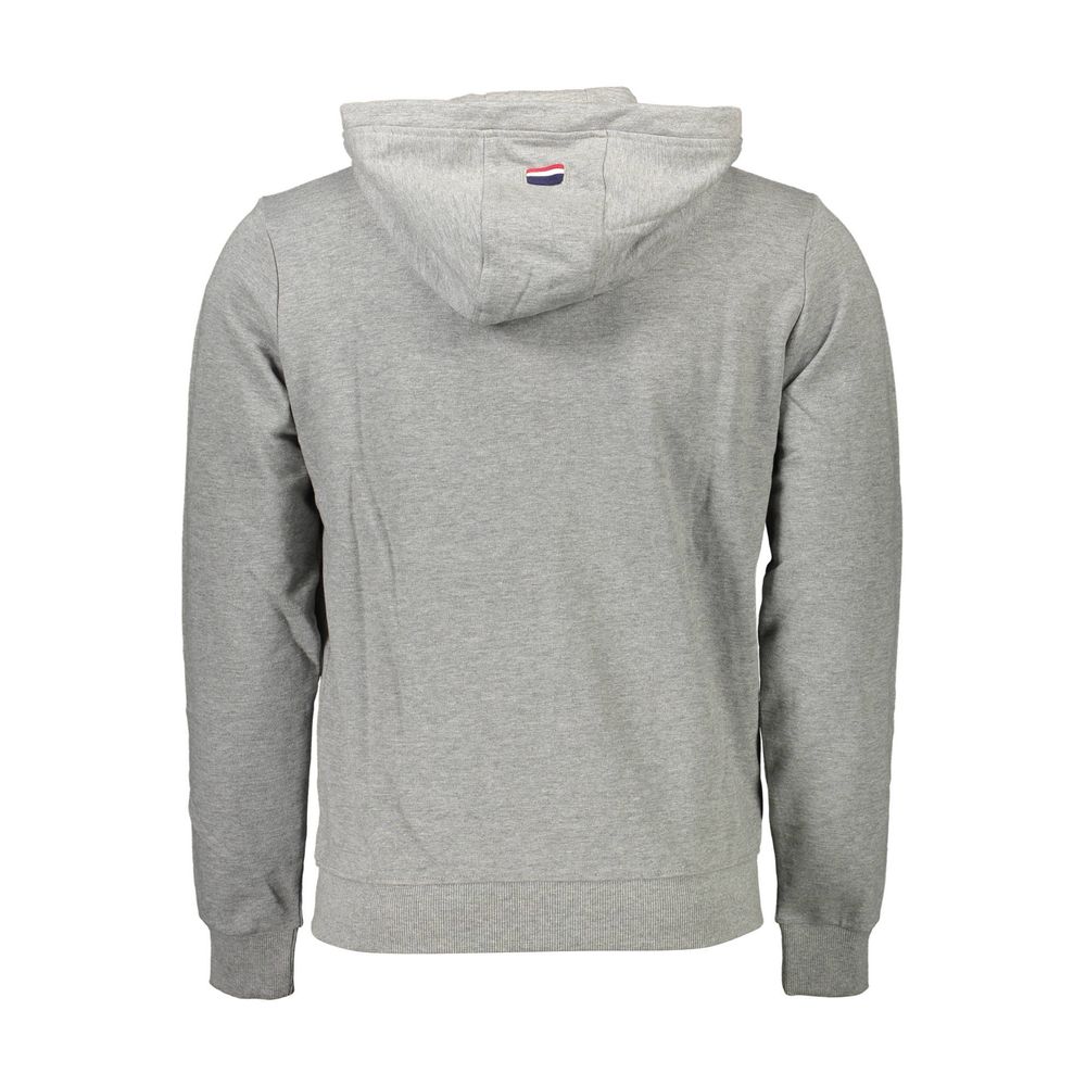 U.S. POLO ASSN. Gray Cotton Hooded Sweatshirt