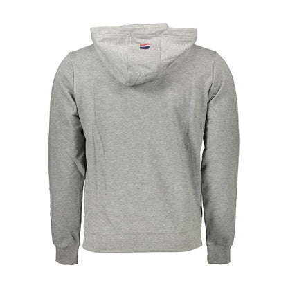 U.S. POLO ASSN. Gray Cotton Hooded Sweatshirt