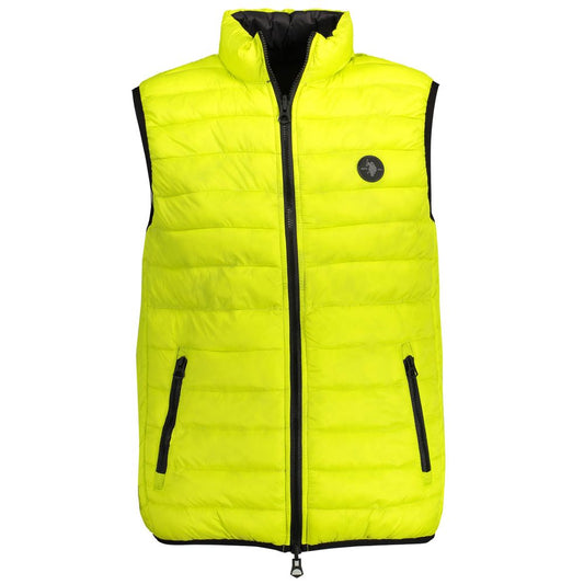 U.S. POLO ASSN. Reversible Sleeveless Jacket in Yellow Nylon