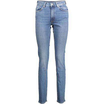 Gant Blue Cotton Slim-Fit Jeans