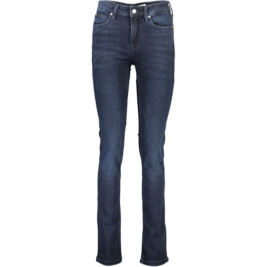 Calvin Klein Blue Cotton Jeans - Slim Fit Essentials