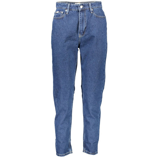 Calvin Klein Blue Cotton Jeans