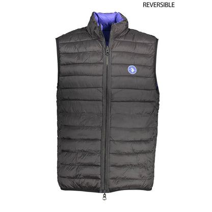 U.S. POLO ASSN. Dual-Sided Blue Nylon Men’s Jacket